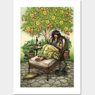 Everyday Witch Tarot - 9 of Pentacles Posters and Art